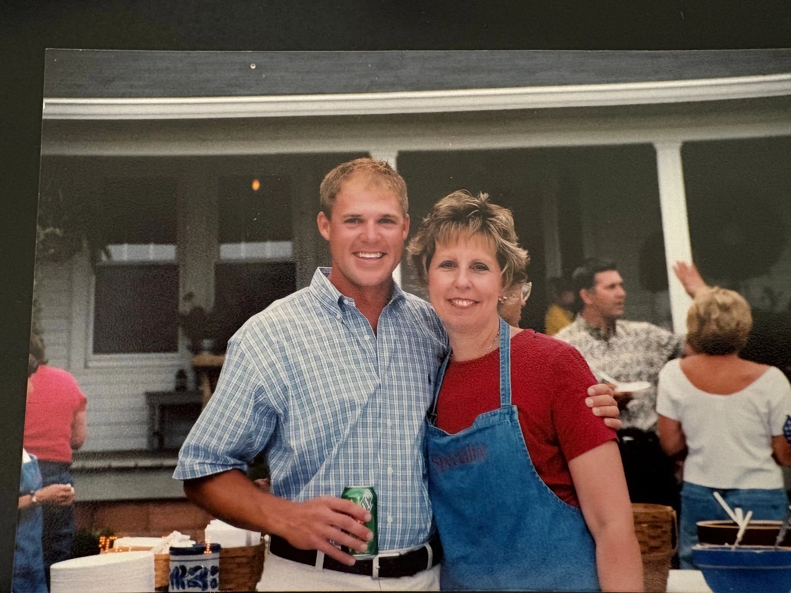 A historic photograph from the fish fry, about thirty years ago